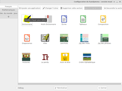 Administration des handymenus